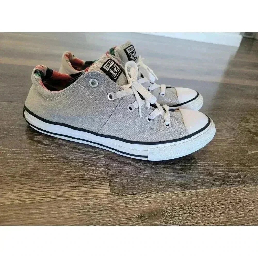 Grey Watermelon converse shoes size‎ 4